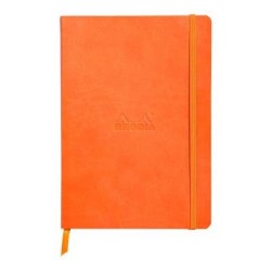 Rhodiarama Softcover Notebook A5 Lined Tangerine
