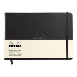 Rhodia Webnotebook Landscape A5 Blank Black