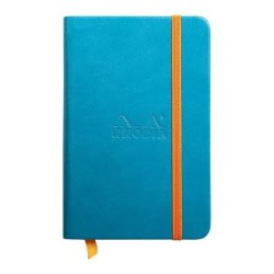 Rhodiarama Hardcover Notebook Pocket Lined Turquoise Rhodiarama Hardcover Notebook Pocket Lined Turquoise