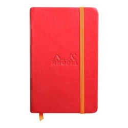 Rhodiarama Hardcover Notebook Pocket Lined Poppy