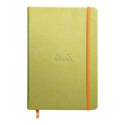 Rhodiarama Hardcover Notebook A5 Lined Anise Green Rhodiarama Hardcover Notebook A5 Lined Anise Green