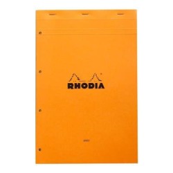Rhodia Bloc Yellow Pad No. 119 A4+ Lined Orange Rhodia Bloc Yellow Pad No. 119 A4+ Lined Orange
