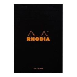 Rhodia Bloc Pad No. 16 A5 Blank Black