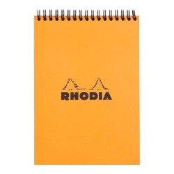 Rhodia Classic Notepad Spiral A5 Lined Orange Rhodia Classic Notepad Spiral A5 Lined Orange