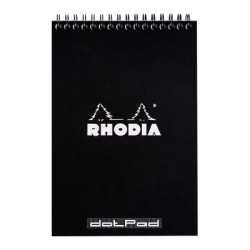 Rhodia Classic Notepad Spiral A5 Dotted Black Rhodia Classic Notepad Spiral A5 Dotted Black