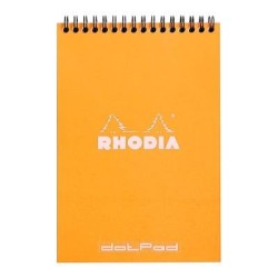 Rhodia Classic Notepad Spiral A5 Dotted Orange Rhodia Classic Notepad Spiral A5 Dotted Orange