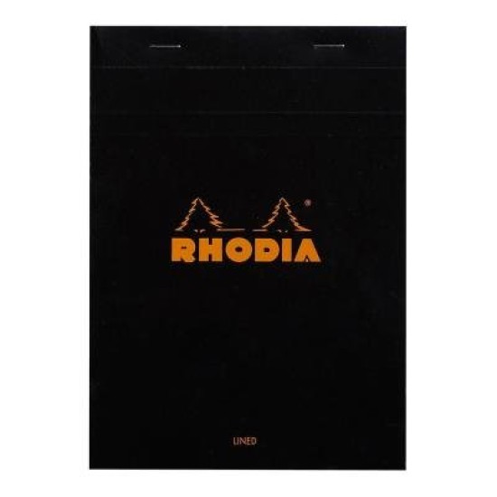 Rhodia Bloc Pad No. 16 A5 Lined Black