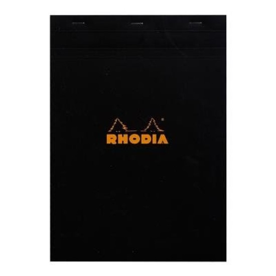 Rhodia Bloc Pad No. 18 A4 Grid Black