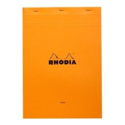 Rhodia Bloc Pad No. 18 A4 Lined Orange Rhodia Bloc Pad No. 18 A4 Lined Orange