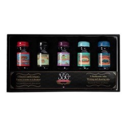 Jacques Herbin 350th Anniversary Ink 10ml, Pack of 5 Jacques Herbin 350th Anniversary Ink 10ml, Pack of 5