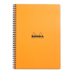 Rhodia Classic Notebook Spiral A4+ Grid Orange Rhodia Classic Notebook Spiral A4+ Grid Orange