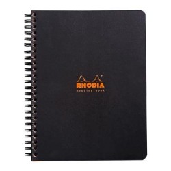 Rhodia Meeting Book Spiral A5+ Black Rhodia Meeting Book Spiral A5+ Black
