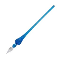 Herbin Round Glass Pen 18cm Navy Blue Herbin Round Glass Pen 18cm Navy Blue