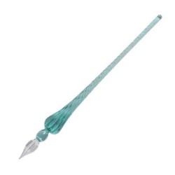 Herbin Round Glass Pen 18cm Turquoise Herbin Round Glass Pen 18cm Turquoise