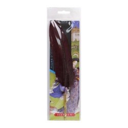 Herbin Goose Quill with Steel Nib Burgundy Blister Pk Herbin Goose Quill with Steel Nib Burgundy Blister Pk