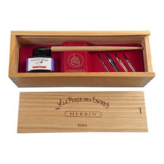Herbin A La Perle Des Encres Writing Set Violette Pensee