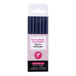 Herbin Wax Gun Sticks Dark Blue, Pack of 6 Herbin Wax Gun Sticks Dark Blue, Pack of 6
