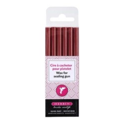 Herbin Wax Gun Sticks Cherry, Pack of 6 Herbin Wax Gun Sticks Cherry, Pack of 6