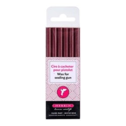 Herbin Wax Gun Sticks Burgundy, Pack of 6 Herbin Wax Gun Sticks Burgundy, Pack of 6