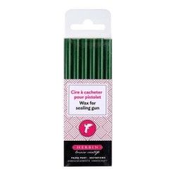 Herbin Wax Gun Sticks Dark Green, Pack of 6 Herbin Wax Gun Sticks Dark Green, Pack of 6