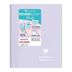 Koverbook Spiral Blush A5 Lined Lilac