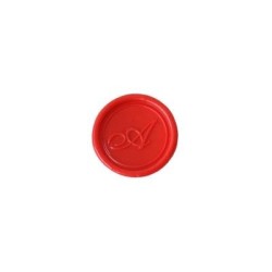Herbin Wooden Handle Round Seal Copperplate A Herbin Wooden Handle Round Seal Copperplate A