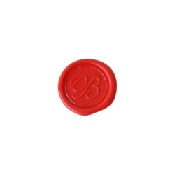 Herbin Wooden Handle Round Seal Copperplate B Herbin Wooden Handle Round Seal Copperplate B