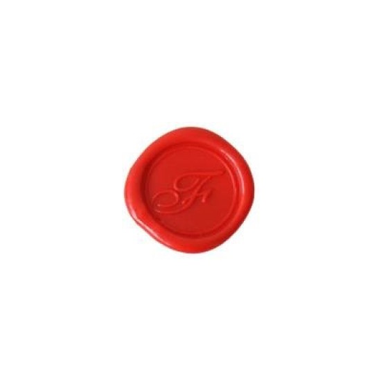 Herbin Wooden Handle Round Seal Copperplate F