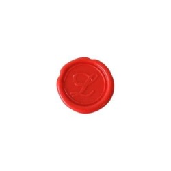 Herbin Wooden Handle Round Seal Copperplate L Herbin Wooden Handle Round Seal Copperplate L