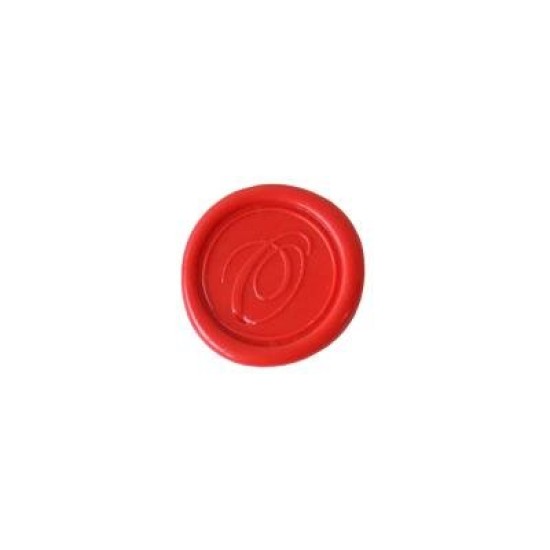 Herbin Wooden Handle Round Seal Copperplate O