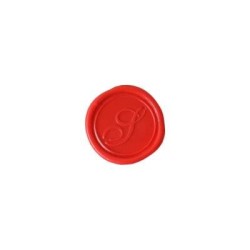 Herbin Wooden Handle Round Seal Copperplate S Herbin Wooden Handle Round Seal Copperplate S