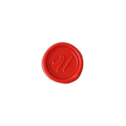 Herbin Wooden Handle Round Seal Copperplate U Herbin Wooden Handle Round Seal Copperplate U