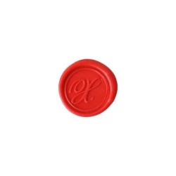 Herbin Wooden Handle Round Seal Copperplate X Herbin Wooden Handle Round Seal Copperplate X