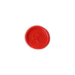 Herbin Wooden Handle Round Seal Copperplate Z Herbin Wooden Handle Round Seal Copperplate Z