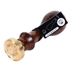 Herbin Wooden Handle Round Seal Rose Herbin Wooden Handle Round Seal Rose