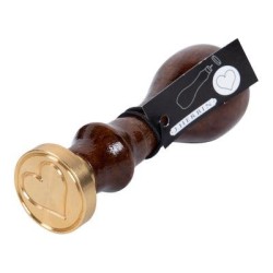 Herbin Wooden Handle Round Seal Heart Herbin Wooden Handle Round Seal Heart