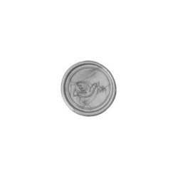 Herbin Engraved Seal Brass Disc Dove Herbin Engraved Seal Brass Disc Dove