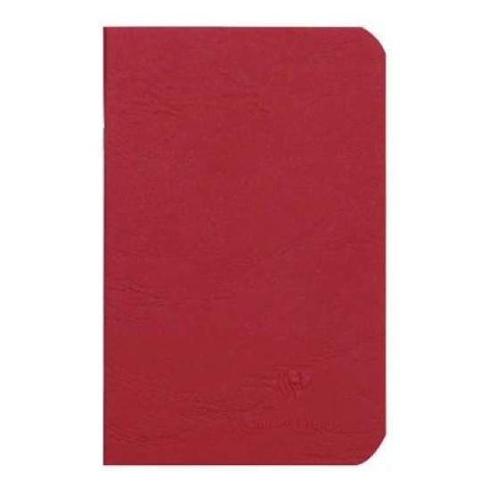 Age Bag Notebook Pocket Lined Red