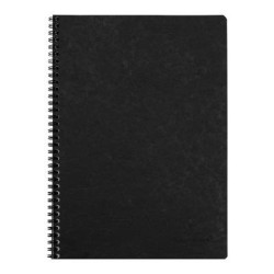 Age Bag Spiral Notebook A4 Lined Black