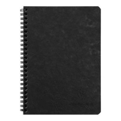 Age Bag Spiral Notebook A5 Lined Black