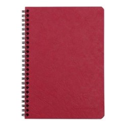 Age Bag Spiral Notebook A5 Lined Red Age Bag Spiral Notebook A5 Lined Red