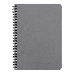 Age Bag Spiral Notebook A5 Lined Grey Age Bag Spiral Notebook A5 Lined Grey