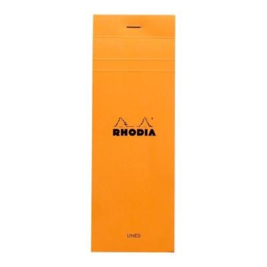 Rhodia Bloc Pad No. 8 Shopping Lined Orange