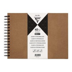 Clairefontaine Hardcover Album 27x20cm Kraft Clairefontaine Hardcover Album 27x20cm Kraft