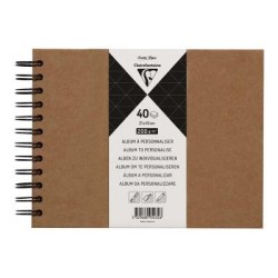 Clairefontaine Hardcover Album 21x16cm Kraft Clairefontaine Hardcover Album 21x16cm Kraft