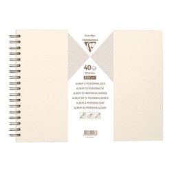 Clairefontaine Hardcover Album 32x24cm Iridescent Ivory Clairefontaine Hardcover Album 32x24cm Iridescent Ivory