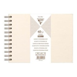 Clairefontaine Hardcover Album 21x16cm Iridescent Ivory Clairefontaine Hardcover Album 21x16cm Iridescent Ivory