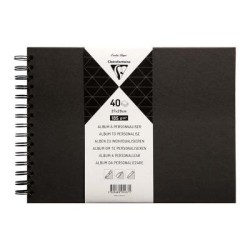 Clairefontaine Hardcover Album 27x20cm Black Clairefontaine Hardcover Album 27x20cm Black