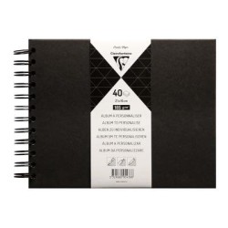 Clairefontaine Hardcover Album 21x16cm Black Clairefontaine Hardcover Album 21x16cm Black