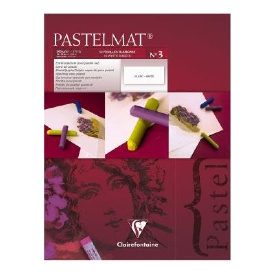 Pastelmat Pad No. 3 18x24cm 12sh
